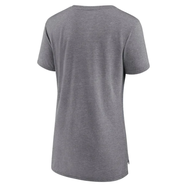 Detroit lions nike womens vintage graphic tri blend scoop neck t shirt Gray L