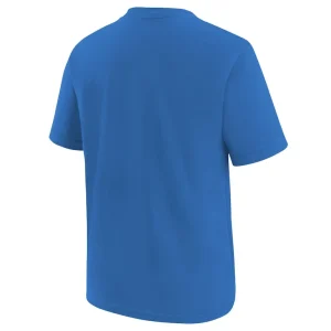 Detroit lions nike youth 2024 nfc north division champions locker room trophy collection t shirt Blue Yth L