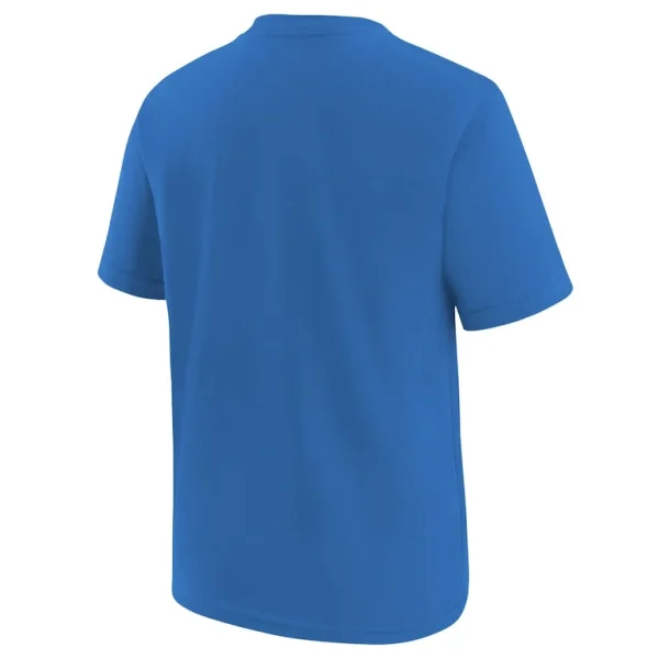 Detroit lions nike youth 2024 nfc north division champions locker room trophy collection t shirt Blue Yth L