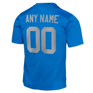 Detroit lions nike youth alternate custom game jersey Blue Yth L