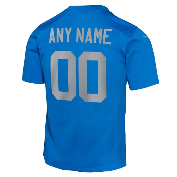 Detroit lions nike youth alternate custom game jersey Blue Yth L