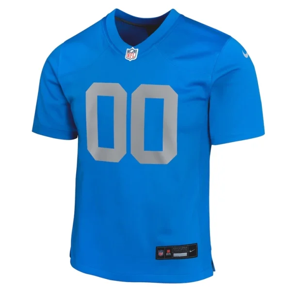 Detroit lions nike youth alternate custom game jersey Blue Yth M