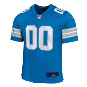 Detroit lions nike youth custom game jersey Blue Yth M