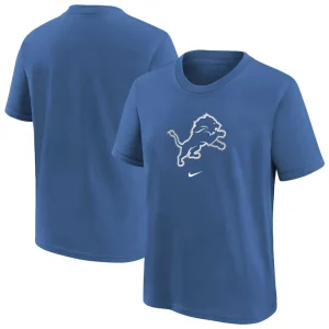 Detroit lions nike youth logo t shirt Blue