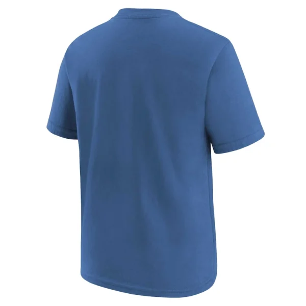 Detroit lions nike youth logo t shirt Blue Yth L