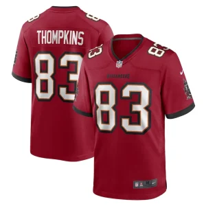 Deven thompkins tampa bay buccaneers nike game player jersey Red