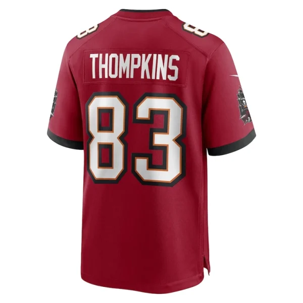 Deven thompkins tampa bay buccaneers nike game player jersey Red L
