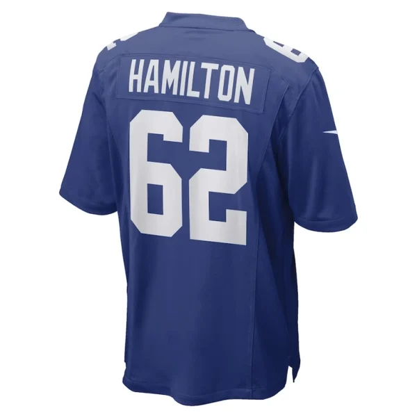 Devery hamilton new york giants nike game player jersey Royal L