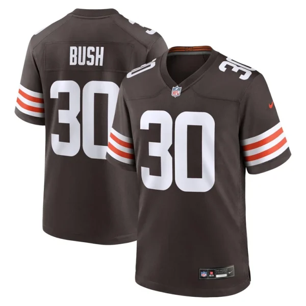 Devin bush cleveland browns nike game jersey Brown
