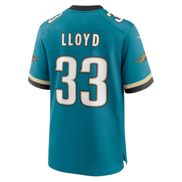 Devin lloyd jacksonville jaguars nike prowler throwback player game jersey Teal L