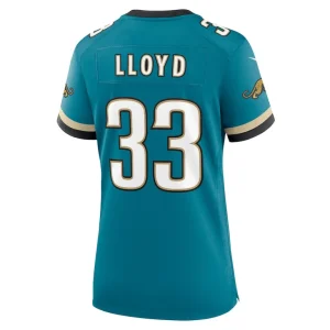 Devin lloyd jacksonville jaguars nike womens prowler throwback game jersey Teal L