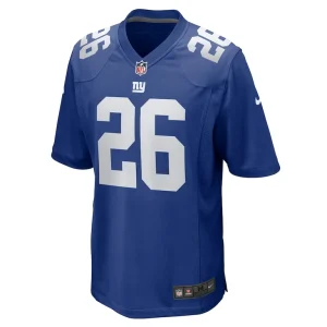 Devin singletary new york giants nike team game jersey Royal M