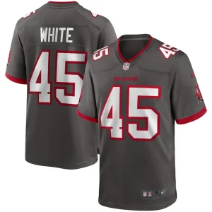 Devin white tampa bay buccaneers nike game jersey pewter Multi