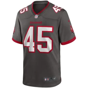 Devin white tampa bay buccaneers nike game jersey pewter Multi M