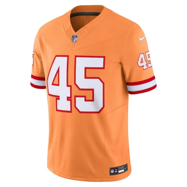 Devin white tampa bay buccaneers nike vapor f.u.s.e. limited jersey Orange M