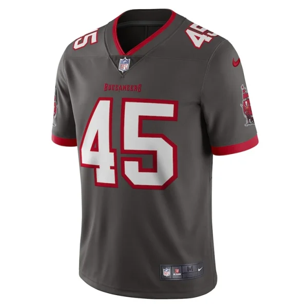 Devin white tampa bay buccaneers nike vapor limited jersey pewter Multi M