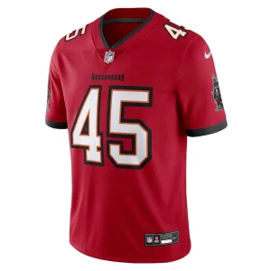 Devin white tampa bay buccaneers nike vapor untouchable limited jersey Red M