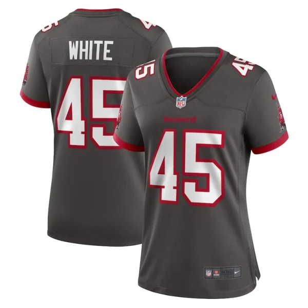 Devin white tampa bay buccaneers nike womens game jersey pewter Multi