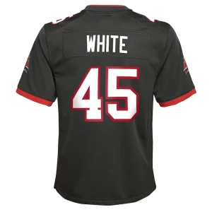 Devin white tampa bay buccaneers nike youth game jersey pewter Multi Yth L