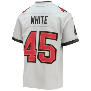 Devin white tampa bay buccaneers nike youth inverted team game jersey Gray Yth L