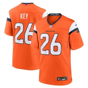 Devon key denver broncos nike team game jersey Orange