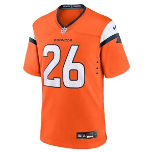 Devon key denver broncos nike team game jersey Orange M