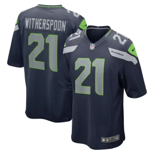 Devon witherspoon seattle seahawks nike game jersey College navy