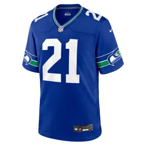 Devon witherspoon seattle seahawks nike throwback player game jersey Royal M