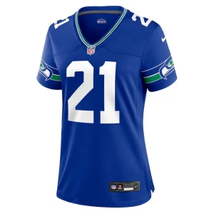 Devon witherspoon seattle seahawks nike womens throwback player game jersey Royal M