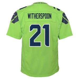 Devon witherspoon seattle seahawks nike youth alternate player game jersey Neon green Yth L