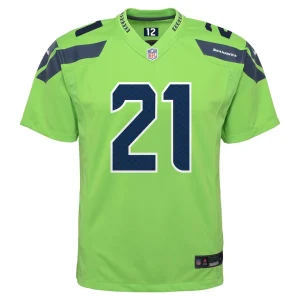 Devon witherspoon seattle seahawks nike youth alternate player game jersey Neon green Yth M