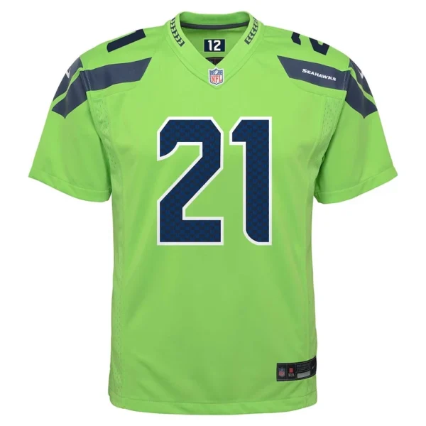 Devon witherspoon seattle seahawks nike youth alternate player game jersey Neon green Yth M
