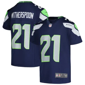 Devon witherspoon seattle seahawks nike youth game jersey College navy