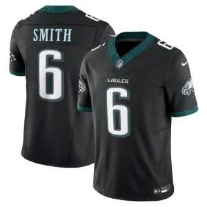 Devonta smith philadelphia eagles nike alternate vapor f.u.s.e. limited jersey Black
