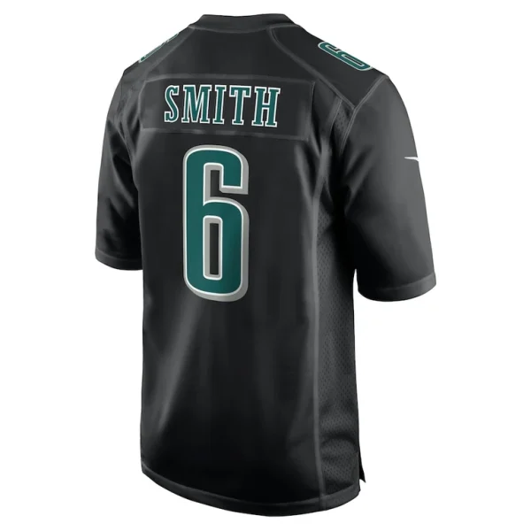Devonta smith philadelphia eagles nike super bowl lix fashion game player jersey Carbon black L
