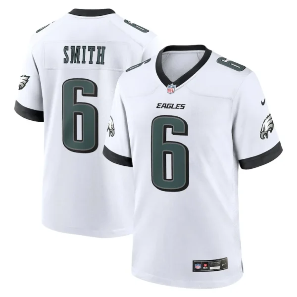 Devonta smith philadelphia eagles nike white game jersey White