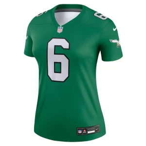 Devonta smith philadelphia eagles nike womens alternate legend player performance top Kelly green M