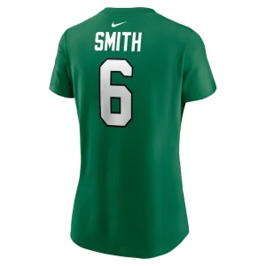 Devonta smith philadelphia eagles nike womens player name number t shirt Kelly green L