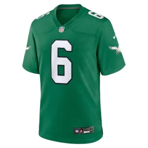 Devonta smith philadelphia eagles nike youth game jersey Kelly green Yth M