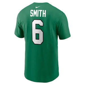 Devonta smith philadelphia eagles nike youth player name number t shirt Kelly green Yth L