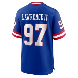 Dexter lawrence ii new york giants nike classic game player jersey Royal L