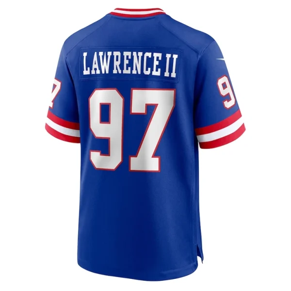 Dexter lawrence ii new york giants nike classic game player jersey Royal L