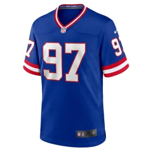Dexter lawrence ii new york giants nike classic game player jersey Royal M