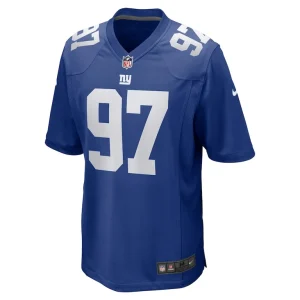 Dexter lawrence ii new york giants nike team game player jersey Royal M
