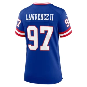 Dexter lawrence ii new york giants nike womens classic game player jersey Royal L