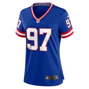 Dexter lawrence ii new york giants nike womens classic game player jersey Royal M