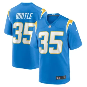 Dicaprio bootle los angeles chargers nike team game jersey Powder blue