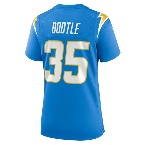 Dicaprio bootle los angeles chargers nike womens team game jersey Powder blue L