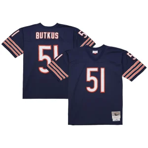 Dick butkus chicago bears mitchell ness legacy replica jersey Navy