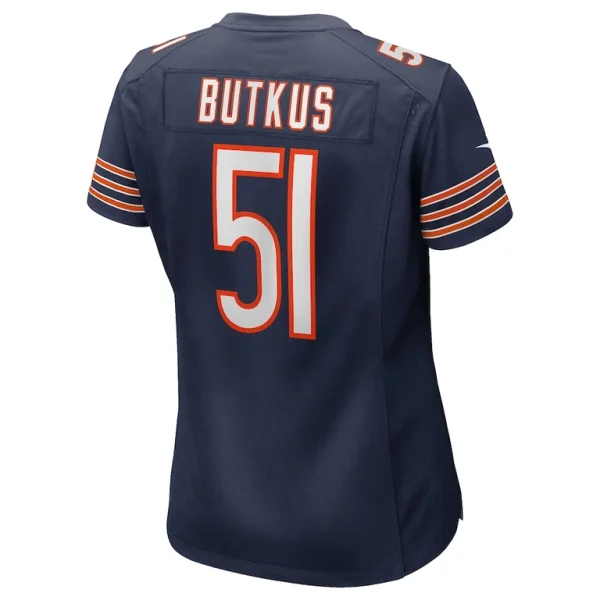 Dick butkus chicago bears nike womens game retired player jersey Navy L